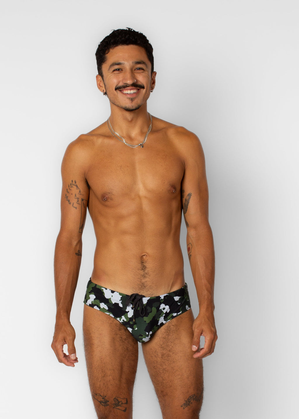 CAMO COMMANDO SWIM BRIEF
