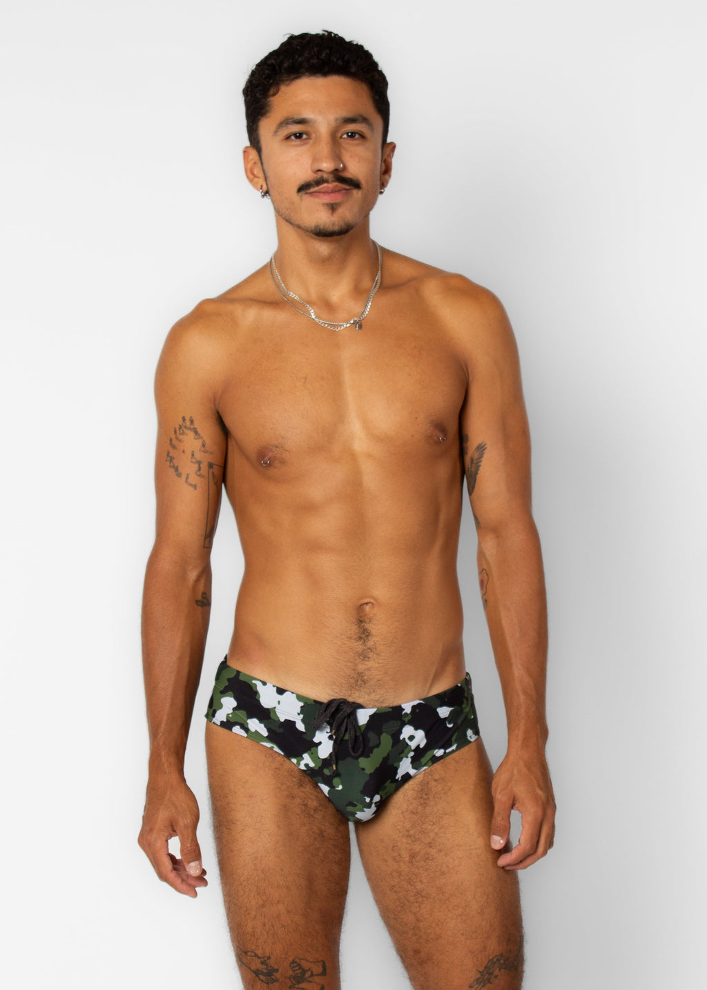 CAMO COMMANDO SWIM BRIEF
