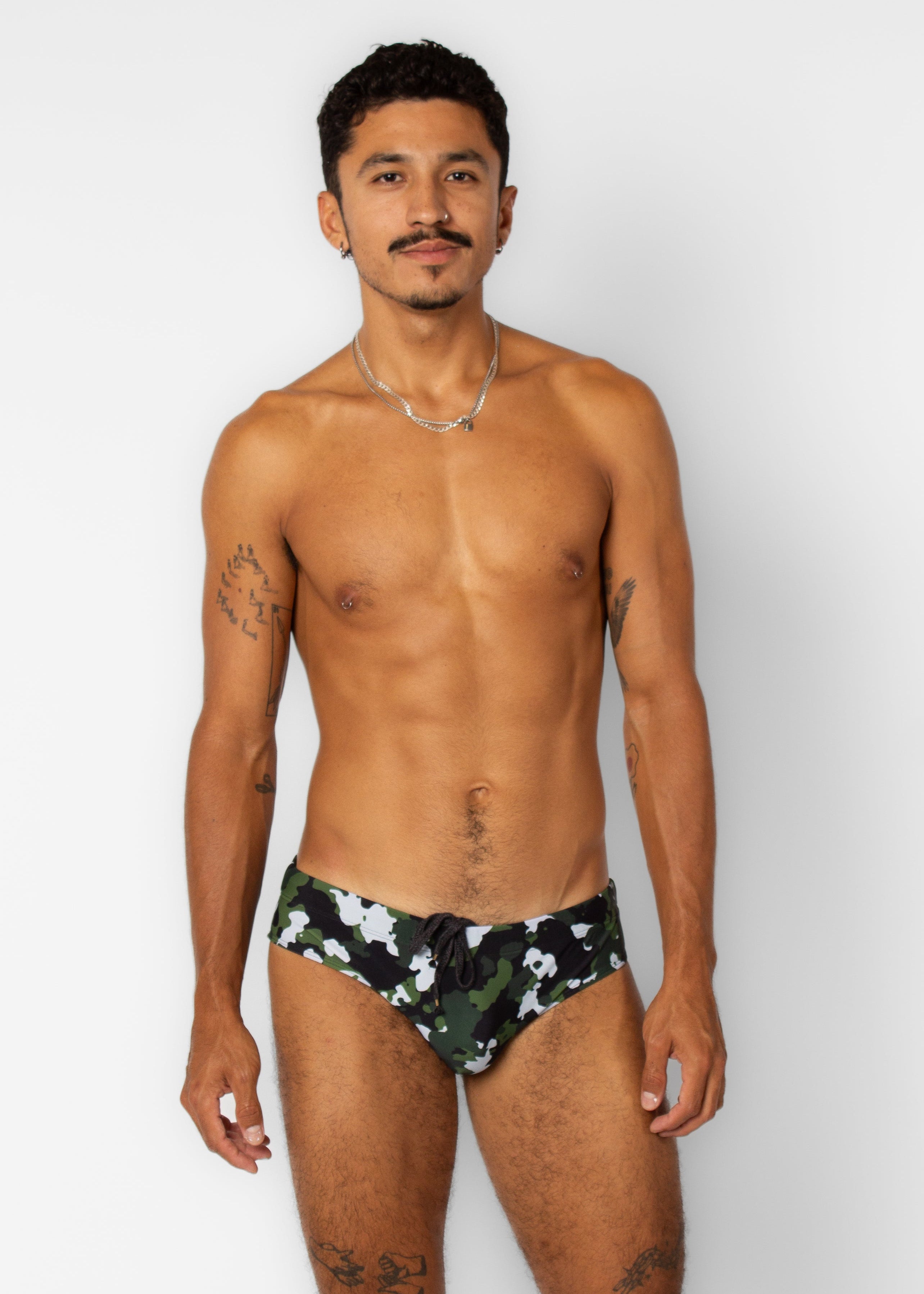 CAMO COMMANDO SWIM BRIEF