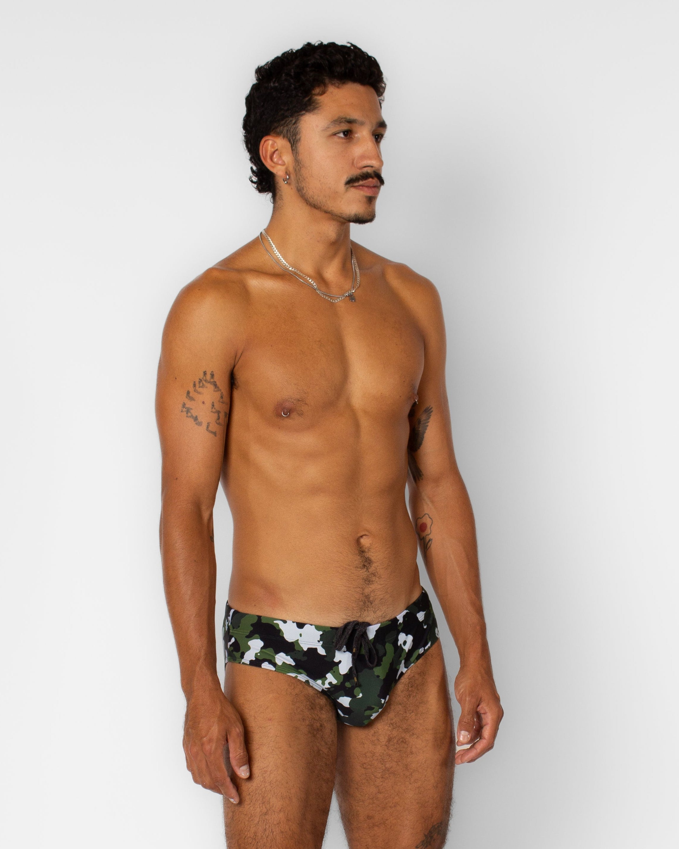 CAMO COMMANDO SWIM BRIEF